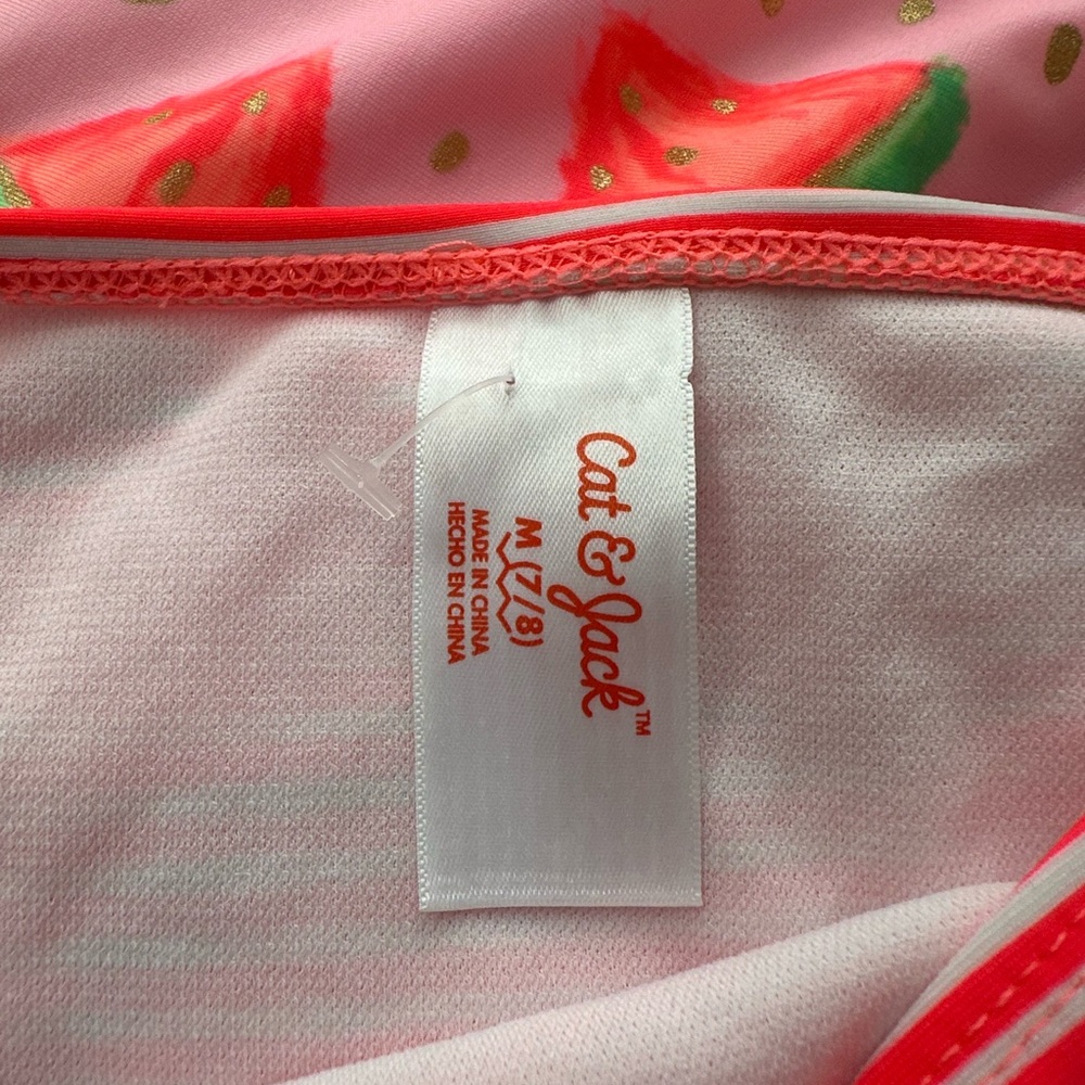 Cat & Jack Pink Watermelon Swimsuit - Picture 5 of 5